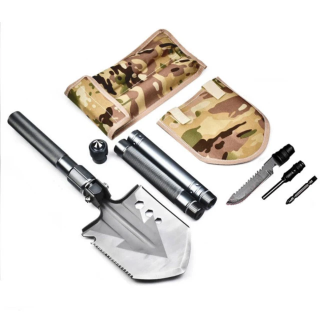 工兵鏟多功能野裝備越野車載戶用品兵工鏟德國高錳鋼鐵鍬疊 歷史價格詳細信息