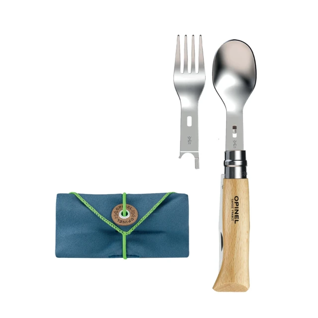 OPINEL Picnic+ 游牧湯叉配件組/含收納布 OPI_002501.法國摺疊刀 野營刀露營刀 不鏽鋼湯匙 歷史價格詳細信息