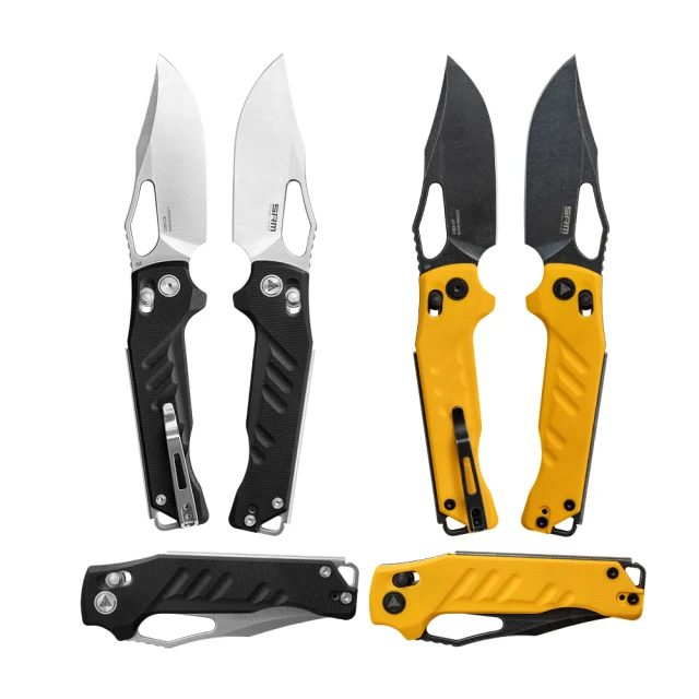 SRM 黑刃折刀/軸鎖G10柄/10Cr15CoMoV鋼/255L-GP.不鏽鋼折刀 求生小刀 EDC口袋刀 隨身工具小刀 折疊刀 歷史價格詳細信息