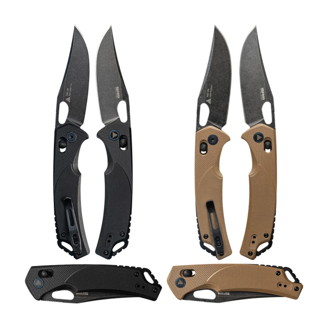 SRM 黑刃折刀/軸鎖G10柄/10Cr15CoMoV鋼/255L-GP.不鏽鋼折刀 求生小刀 EDC口袋刀 隨身工具小刀 折疊刀 歷史價格詳細信息