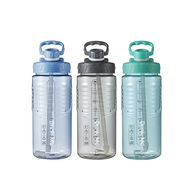 【BLACK HAMMER】買1送1 Drink Me 環保大容量耐熱玻璃水瓶1010ml-附吸管及布套(四色任選) 歷史價格詳細信息