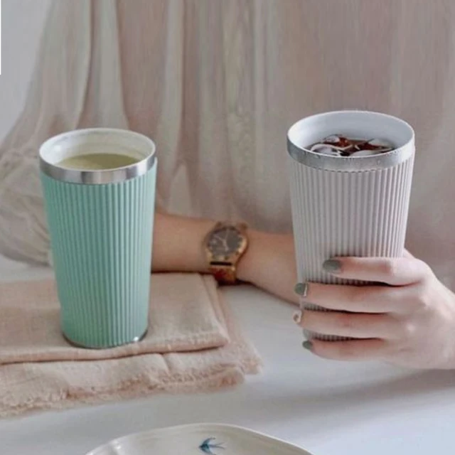 【THERMOcafe凱菲】不鏽鋼陶瓷塗層保溫杯450ml(TCCS-450S-GR)(抹茶綠色) 歷史價格詳細信息