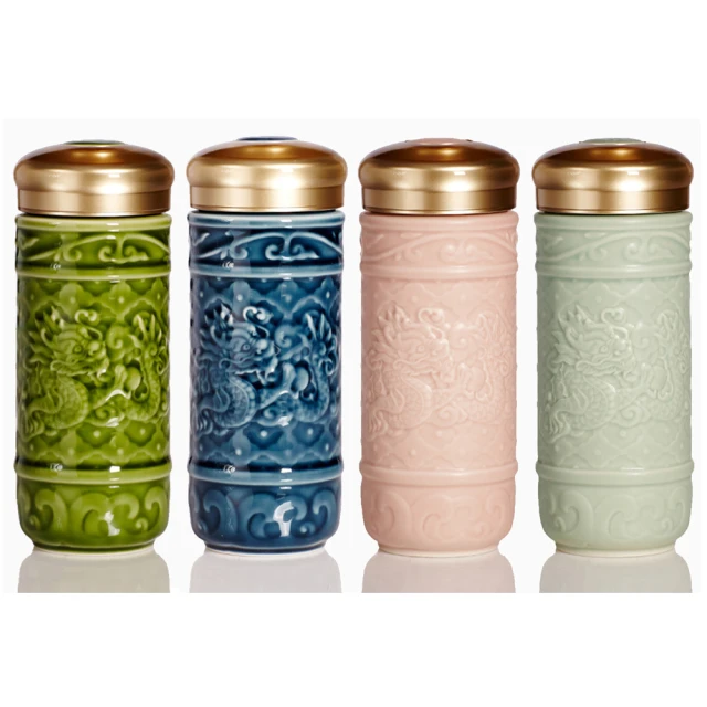 【乾唐軒】大豐收特雙陶瓷隨身杯350ml(水藍金) 歷史價格詳細信息