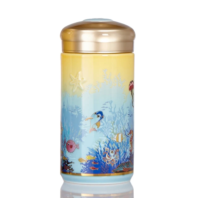 【乾唐軒】媽祖守護雙層陶瓷隨身杯 350ml(3色) 歷史價格詳細信息