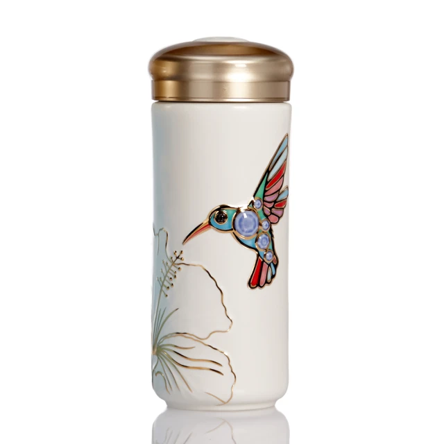 【乾唐軒】媽祖守護雙層陶瓷隨身杯 350ml(3色) 歷史價格詳細信息