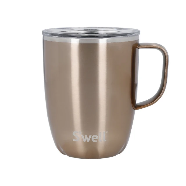 【S’well】Mug不鏽鋼滑蓋保溫馬克杯 曜石黑350ml / 保溫杯 保冷保冰杯 推蓋直飲杯 環保杯 便攜杯 隨行杯 歷史價格詳細信息
