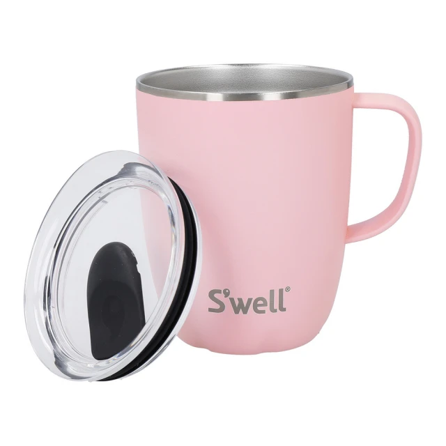 【S’well】Mug不鏽鋼滑蓋保溫馬克杯 曜石黑350ml / 保溫杯 保冷保冰杯 推蓋直飲杯 環保杯 便攜杯 隨行杯 歷史價格詳細信息