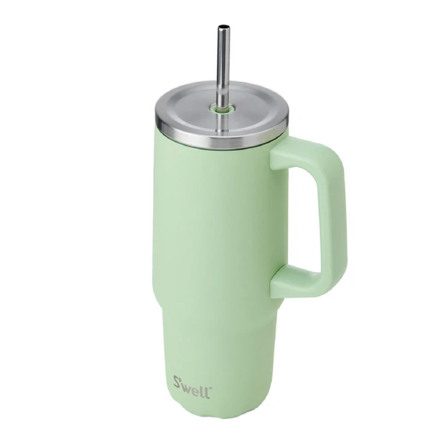 【S’well】Tumbler不鏽鋼吸管保溫隨行杯 繡球花藍1180ml / 冰壩杯 冰霸杯 保冷保冰杯 環保杯 保溫瓶 歷史價格詳細信息