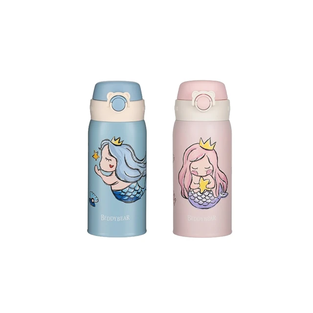 【BEDDYBEAR 杯具熊】美人魚彈跳保溫杯 彈蓋 316不鏽鋼保溫杯 彈蓋直飲隨身杯 380ml(保溫瓶) 歷史價格詳細信息