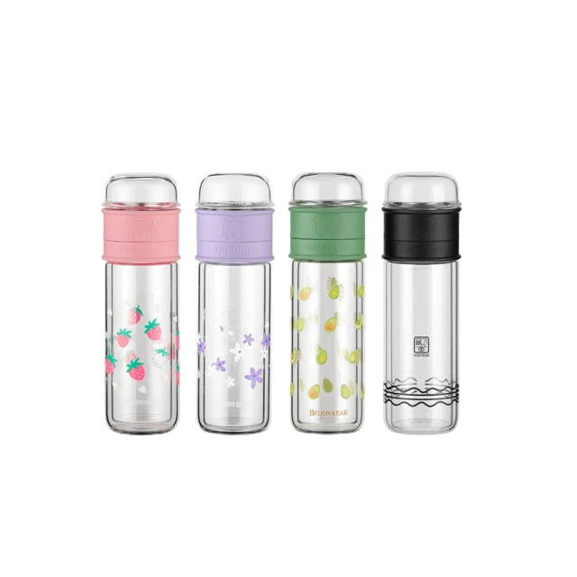 【BEDDYBEAR 杯具熊】茶水分離雙層玻璃杯 泡茶杯 320ml 歷史價格詳細信息