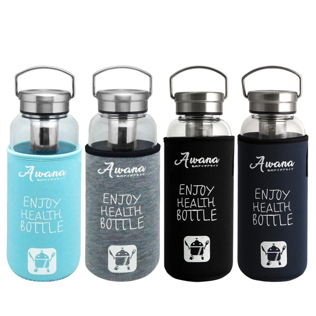 【AWANA】AWANA手提鋼蓋玻璃瓶-1000mlX1支+繽紛玻璃杯-450mlX1支 價格比較,價格查詢,歷史價格詳細信息