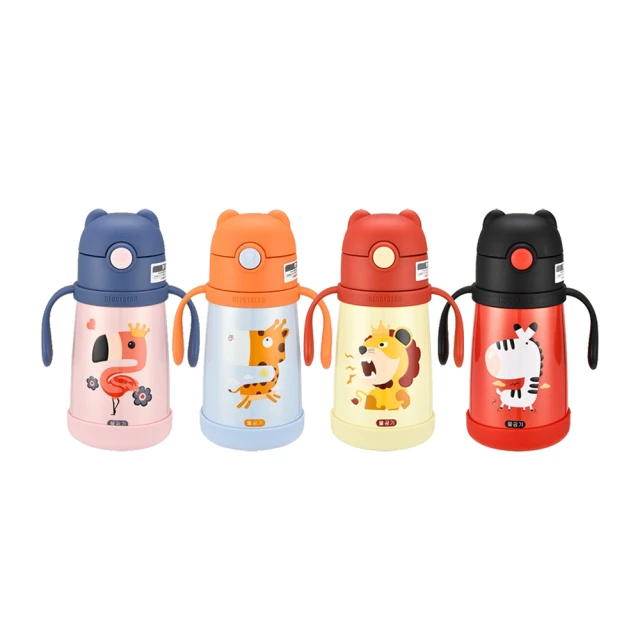 【BEDDYBEAR 杯具熊】四葉草口袋動物系列浮雕款兒童保溫杯 316不鏽鋼保溫杯 保溫水壺兒童吸管水壺 630ml 歷史價格詳細信息