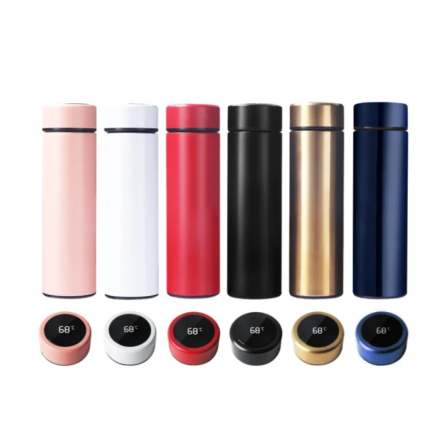 【莫菲思】福利品LED觸控顯示溫度智能保溫杯保溫瓶(附茶隔6色可選) 價格比較,價格查詢,歷史價格詳細信息