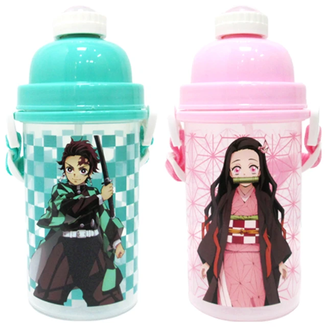 鬼滅之刃兒童水壺吸管水壺附背帶500ml 4670168【小品館】 歷史價格詳細信息