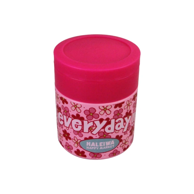 【日本HALEIWA】小花附匙不銹鋼食物保溫杯罐420ml-粉色-中(HGBFS-420YP) 歷史價格詳細信息