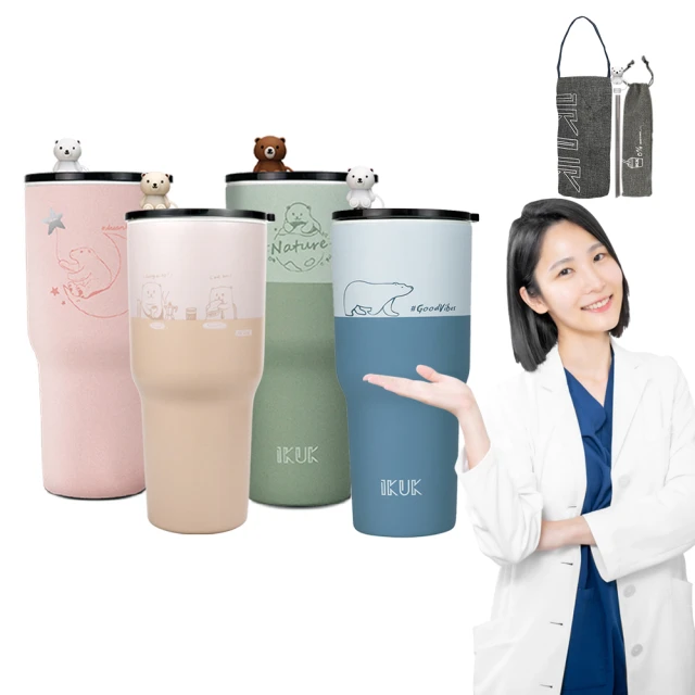 【IKUK艾可】 真陶瓷內膽手把保溫杯500ml-附陶瓷濾茶器 歷史價格詳細信息