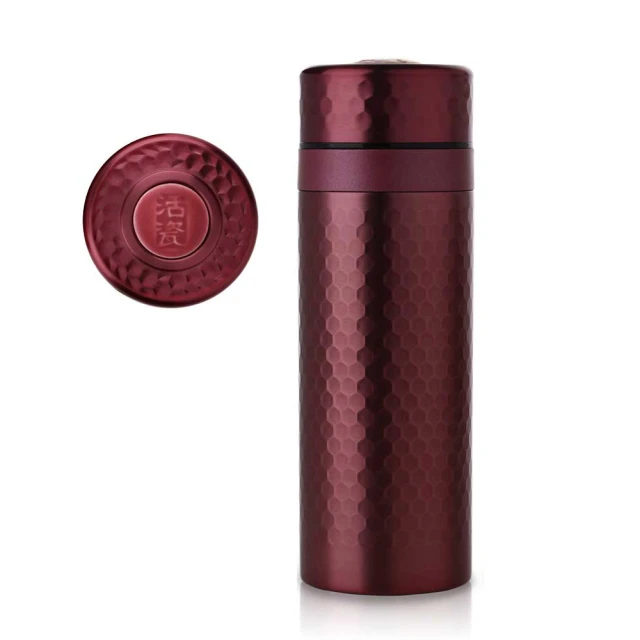 【乾唐軒】吉星大豐收雙層陶瓷隨身杯 350ml(鎏金+水晶 / 6色) 歷史價格詳細信息