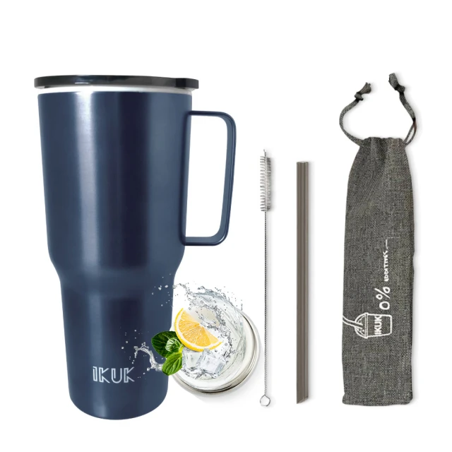 【IKUK艾可】 真陶瓷內膽手把保溫杯500ml-附陶瓷濾茶器 歷史價格詳細信息