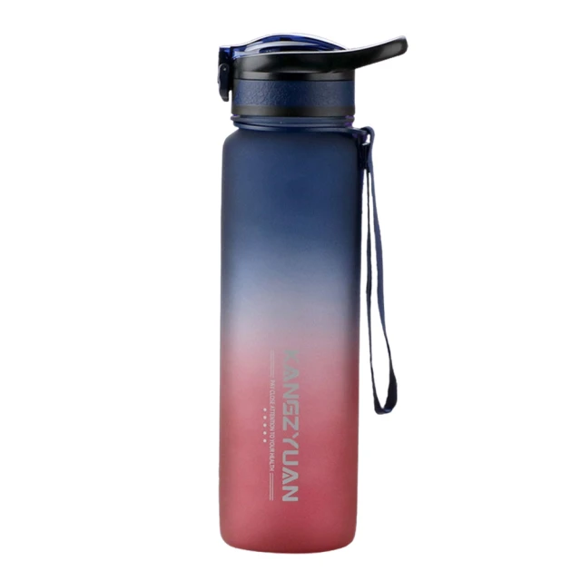 【酷鯊】跑酷彈吸 Tritan專業運動防漏登山勾漸層水壺 1000ml 歷史價格詳細信息
