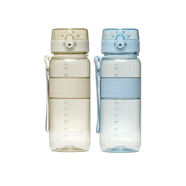 【LocknLock 樂扣樂扣】Tritan優質矽膠提帶運動水壺/580ml(三色任選/一鍵彈蓋吸管水瓶) 歷史價格詳細信息
