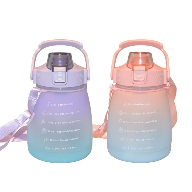 YUNMI 大容量健身運動水壺 1700ml Tritan戶外運動健身水壺 隨身瓶 密封防漏防摔水瓶 手提健身壺 歷史價格詳細信息