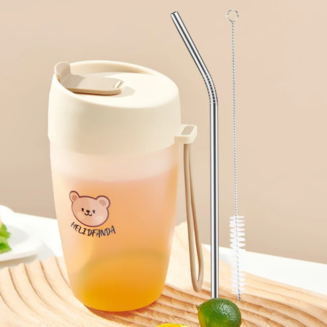 雙飲環保杯 茶飲環保杯 珍珠奶茶杯 吸管水壺 大象杯 手搖飲料杯 保溫杯 水壺杯 750ML 歷史價格詳細信息