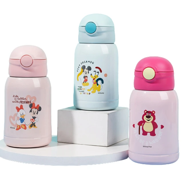 【優貝選】迪士尼/費雪Fisher price 立體3D圖案矽膠包覆方形兒童用吸管水壺280ML 歷史價格詳細信息