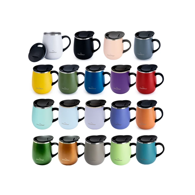 【GrandTies】滑蓋式460ML真空不鏽鋼保溫杯/馬克杯-保冷/保溫(深鈷藍-2入組) 歷史價格詳細信息