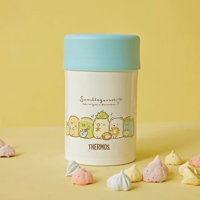 【THERMOS 膳魔師】角落小夥伴不鏽鋼真空兩用保冷瓶兒童水壺470ml(F4021CSG) 歷史價格詳細信息