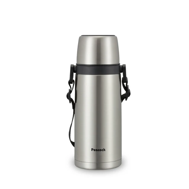 【日本孔雀Peacock】日系兒童隨身316不銹鋼保冷保溫杯水壺580ML(手握+背帶設計)-藍運動獅 歷史價格詳細信息