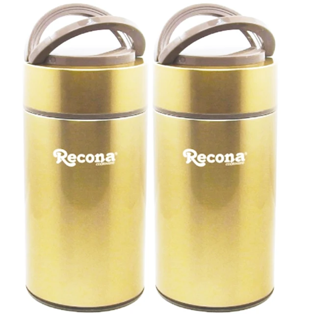 【Recona】不銹鋼寬口燜燒罐1100mlX1 內附折疊湯匙/食物罐／保溫罐(金色) 歷史價格詳細信息