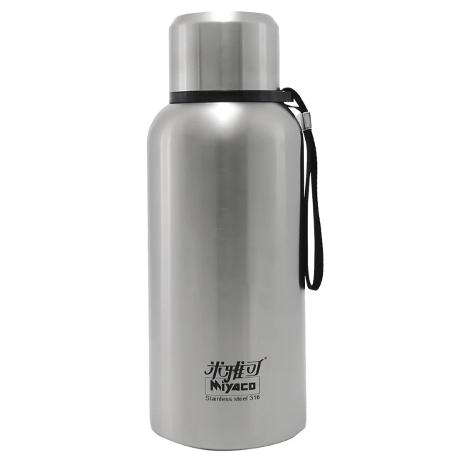 【米雅可】米雅可Koruto 316不鏽鋼真空全鋼保溫杯-附背帶-2.0L-霧面不鏽鋼色-1入組(保溫瓶) 歷史價格詳細信息