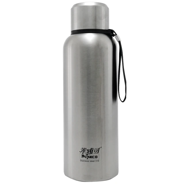 【米雅可】米雅可Koruto 316不鏽鋼真空全鋼保溫杯-附背帶-2.0L-霧面不鏽鋼色-1入組(保溫瓶) 歷史價格詳細信息