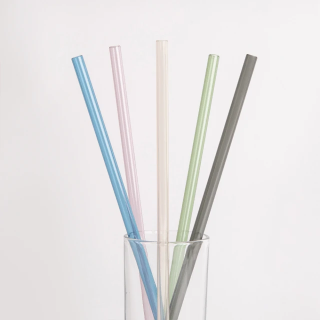 環保斜口透明玻璃吸管5件組加贈小麥餐具盒 歷史價格詳細信息