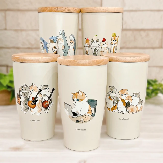 日本東亞金屬TOA@mofusand聯名插畫炸蝦鯊魚貓咪毛巾布保溫保冷杯套子53-305 歷史價格詳細信息