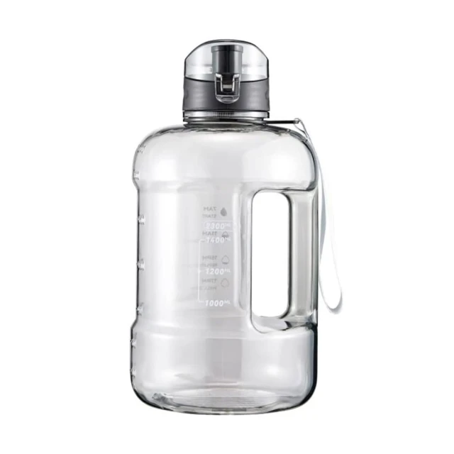 【日本FOREVER】大容量健身運動水壺/喝水提示/彈蓋吸管2000ML-2入 歷史價格詳細信息