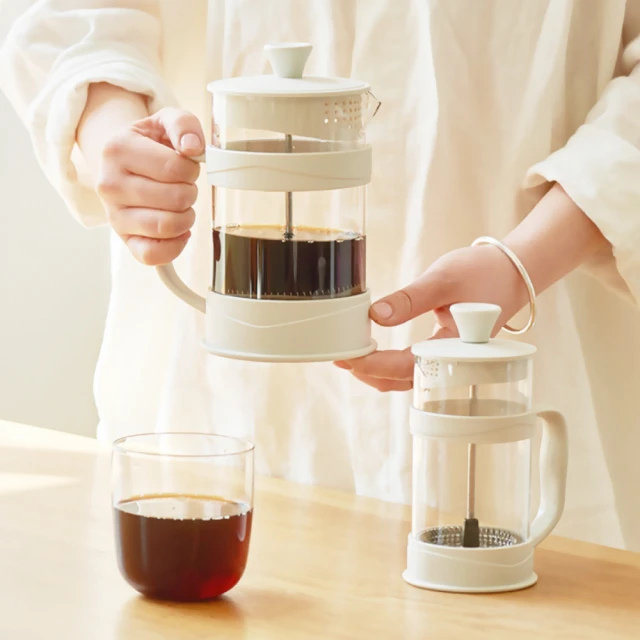 咖啡法式濾壓壺350ml-黑(耐熱咖啡壺 法式濾壓壺 手沖壺 泡茶壺) 歷史價格詳細信息