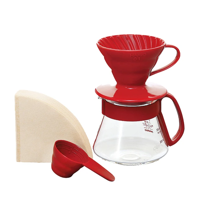 【HARIO】V60紅色01玻璃濾杯1~2杯 VDG-01R 歷史價格詳細信息