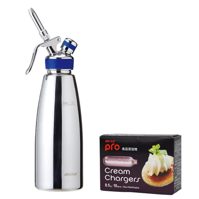 mosa雙層不鏽鋼奶油槍(髮絲紋) 0.5L 附贈小氣彈 N2O氣彈 氣瓶 歷史價格詳細信息