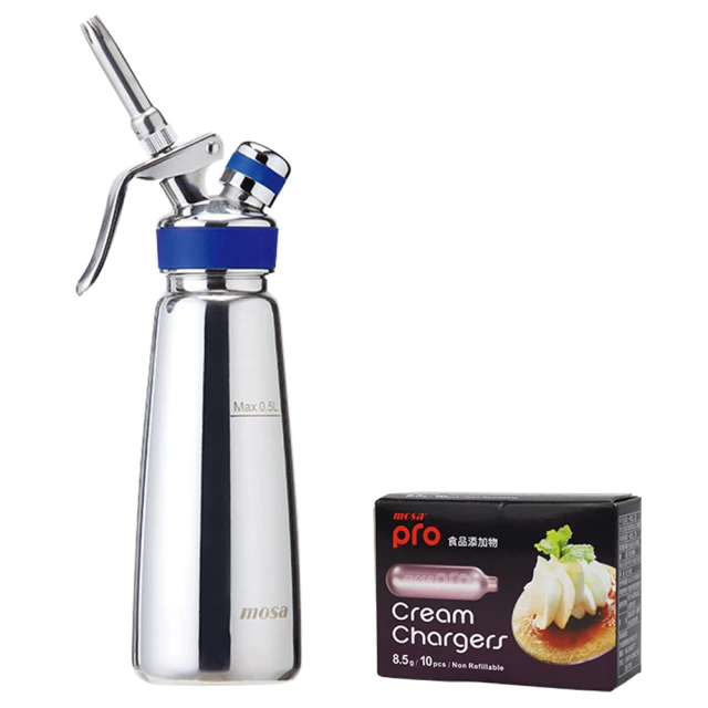 mosa雙層不鏽鋼奶油槍(髮絲紋) 0.5L 附贈小氣彈 N2O氣彈 氣瓶 歷史價格詳細信息