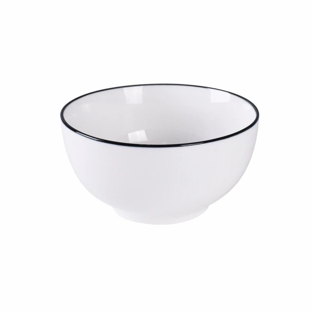 【Homely Zakka】北歐創意簡約黑邊Black系列陶瓷餐具_6件組 歷史價格詳細信息