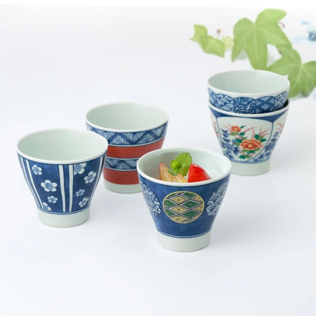 【西海陶器】日本波佐見燒染錦文樣五入碗公組(13x8cm/575ml) 歷史價格詳細信息