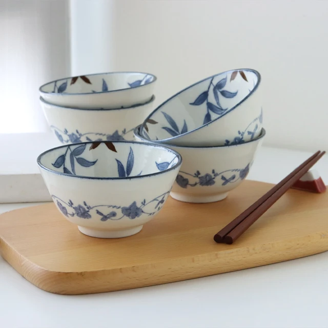 【Just Home】日本製藍赤花陶瓷7吋麵碗/拉麵碗-可微波(2件組) 歷史價格詳細信息