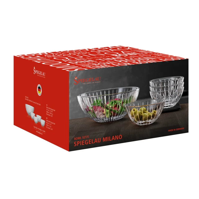 【Spiegelau】 德國Milano水晶玻璃碗5入禮盒組 歷史價格詳細信息