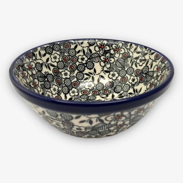 波蘭陶 映雪紅梅系列 雙耳深盤 22cm 波蘭手工製 歷史價格詳細信息