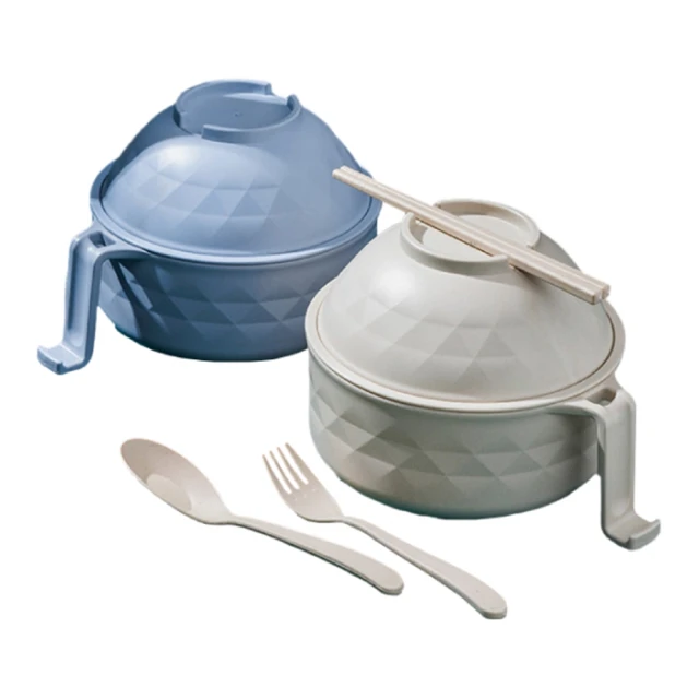 瀝湯泡麵碗 【送 湯匙 筷子 叉子 】大容量 拉麵碗 泡麵碗 飯碗 餐具組 歷史價格詳細信息