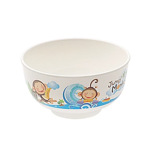 【生活King】卡通碗-快樂猴猴系列/中國碗/飯碗/湯碗/美耐皿碗(4入) 歷史價格詳細信息