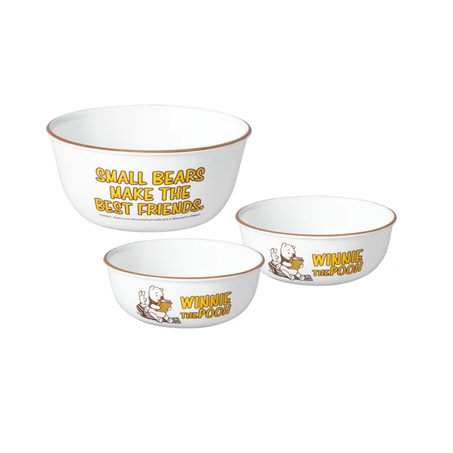 【CorelleBrands 康寧餐具】小熊維尼 復刻系列3件式餐碗組(C03) 歷史價格詳細信息