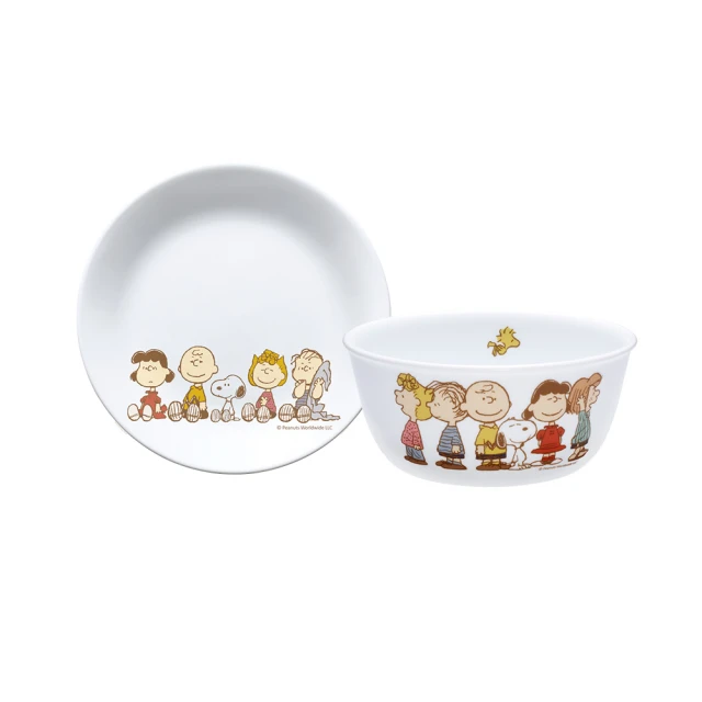 【CorelleBrands 康寧餐具】SNOOPY FRIENDS 2件式餐碗組(B01) 歷史價格詳細信息