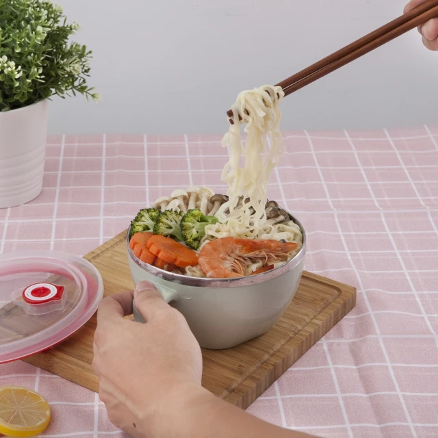 【FL 生活+】超值優惠三入組-頂級316不鏽鋼特大多功能隔熱保鮮泡麵碗-1200ml 加贈湯叉匙(FL-227*3) 歷史價格詳細信息